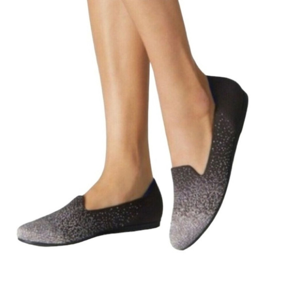 Rothy's The Loafer Metalic Twiligt Ombre Flats Size 8